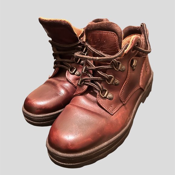 Timberland size 6.5 brown leather boots - Picture 1 of 14
